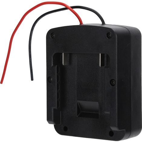 Adaptateur de batterie pour Bosch 18V Lithium, support de connexion électrique, dock d'alimentation, couleur noire (1/4)