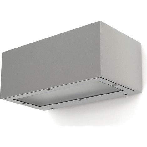 Supporto a parete ISORA IP65 E27 20W Grigio (1/3)