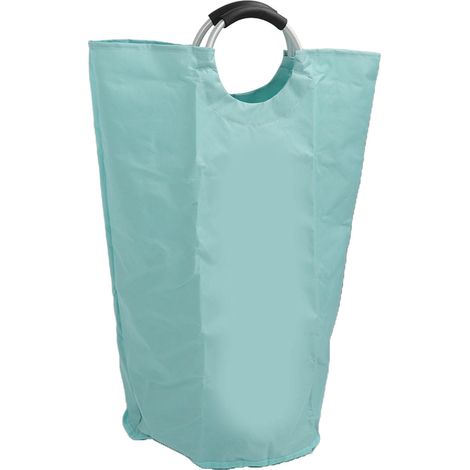 Panier à linge 90L en toile oxford imperméable pliable grand avec poignées pour chambre étudiante et famille (1/5)