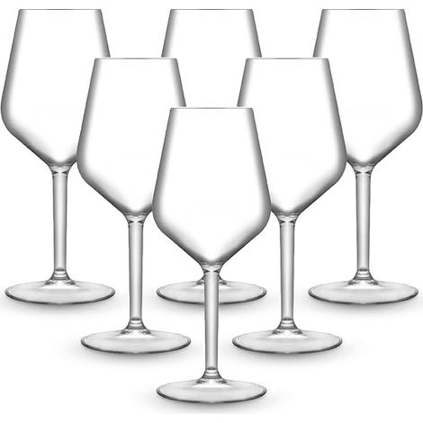 Set of Wine Glasses Polycarbonate Transparent (1/5)