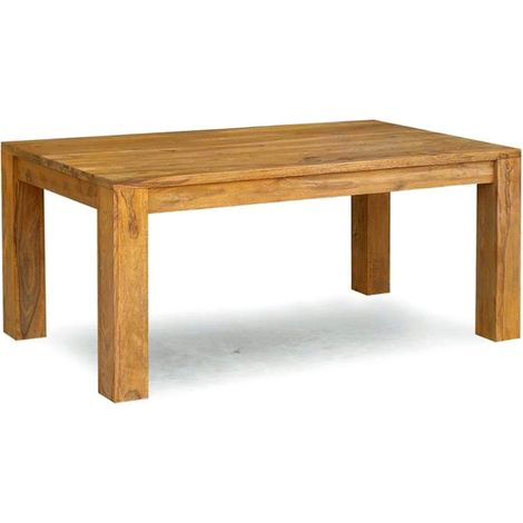 tavolo da pranzo in legno di Sheesham / palissandro 200x100x76 marrone oliato NATURE BROWN 826