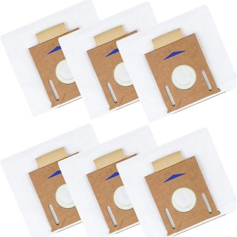 6-teiliges Staubbeutel-Zubehörset für Ecovacs DEEBOT OZMO T8, T8 AIVI, T8+, T8 AIVI+, T8MAX, N8+, N8 Pro+, T9+, DX93 DDX96 Saugroboter (1/4)