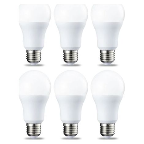 Lot de 6 ampoules LED Culot Edison à vis E27 10 W Blanc froid Intensité non variabledengyank (1/5)