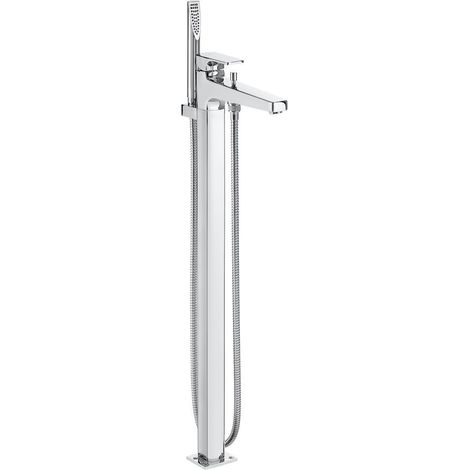 ROCA A5A2701C00 L90 Grifo Monomando Baño/Ducha De Pie con Accesorios Cromo - ref: A5A2701C00 (1/2)