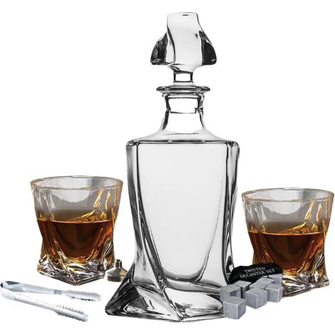Northix Set Karaffe und Whiskygläser Transparent Elegant (1/5)