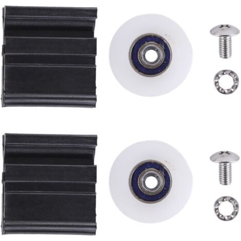 FENOPLASTICAKit de roulettes de porte de serre haut de gamme - Roues de rechange, pièces et quincaillerie pour hall d'entrée - Accessoires de haute qualité pour portes coulissantes sans effort (1/4)