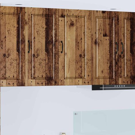 vidaXL Armadietto a muro PORTO Legno vecchio 40 x 31 x 80 cm (1/5)
