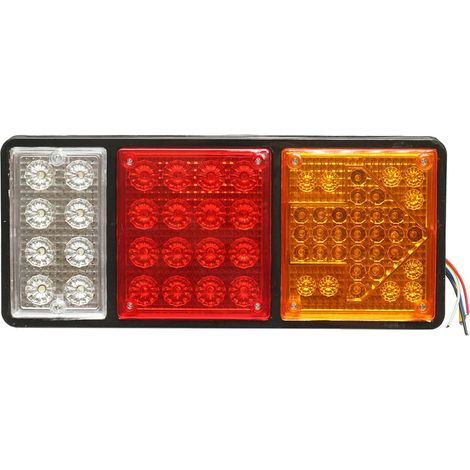 Luce freno posteriore 24V con LED 320x140x30mm Breckner Germany (1/4)