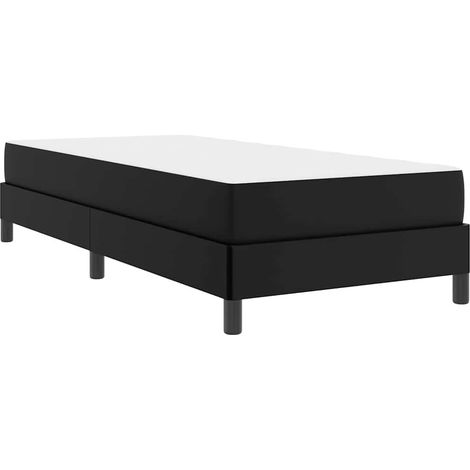 Lit simple，Lit adulte，Lit Autre Noir 80 x 200 cm Faux cuir (1/5)