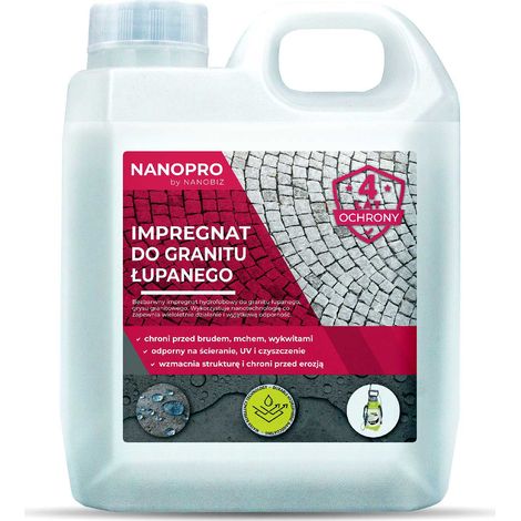 NANOPRO per l'impregnazione del granito spaccato 1L (1/2)