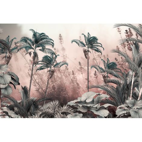 Papier peint panoramique - Forêt Tropicale - 130 cm x 87 cm (1/2)