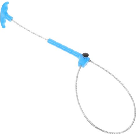 Pôle de Commande pour Porcelets en Métal et Plastique Bleu Prise Ergonomique, Léger et Pratique, Usage Ferme pour Animaux de Ferme, Robuste pour Manipulation