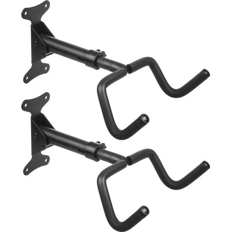 2 supports muraux pour vélo Maclean, horizontaux, en acier, charge maximale 30 kg, MC-431 (1/5)