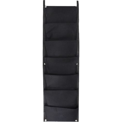 Artículo único, negro, bolsa de jardín vertical, macetero de pared para flores, fresas, patatas y macetas. (1/4)