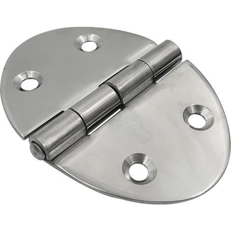 Stainless steel round hinge, 7959mm, swing-opening folding hinge, marine and yacht hardware accessories - 7959mm - (1/4)