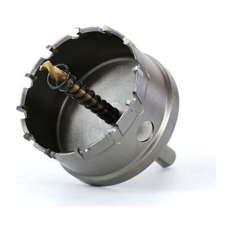 Scie cloche bi-métal 80mm – TCT pour métal et plastique – Profondeur de coupe 18mm – Conception anti-bavure pour perçage précis (1/4)