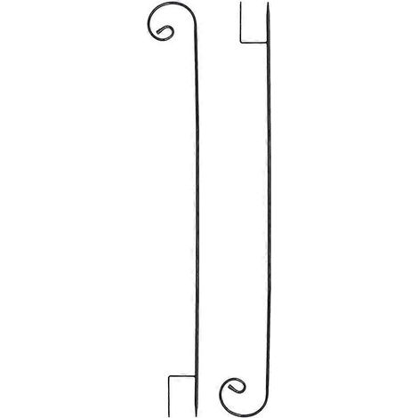 Crochets de berger robustes pour jardin extérieur, idéaux pour suspendre paniers, mangeoires à oiseaux ou lanternes solaires. (1/5)