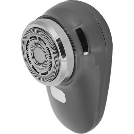 Mini tondeuse à barbe pour homme, écran LED, lavable, rechargeable, portable, noire (1/5)