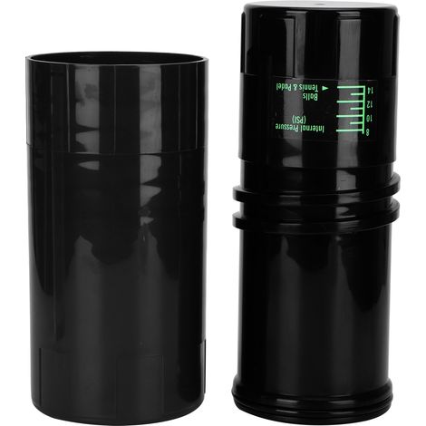 Boîte de Rangement pour Balle de Tennis - Récupérateur de Pression, Accessoire Sportif Noir
