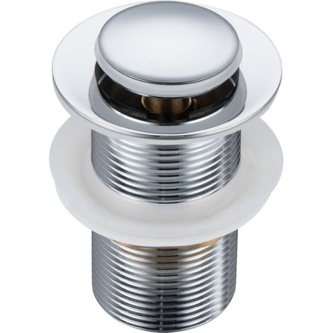 Balneo Bonde clic-clac sans trop-plein, pour lavabo, finition chrome, laiton