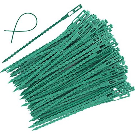 Lacci in polipropilene regolabili per piante Silverline 30 pezzi da 135 mm