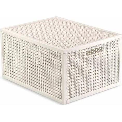 Curver Kaya M Aufbewahrungskorb 20 l, 37,6x30x20,7 cm, weiß (1/2)