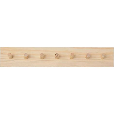 Nordischer Stil, massiver Holzhaken, Türhänger, Wandhaken, dekorative Garderobenhaken, Schlüsselaufbewahrung, Regal aus Buchenholz
