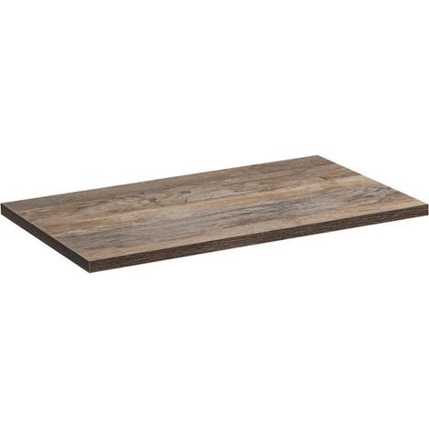 Plateau meuble sous vasque Rosario Oak - Marron - L 80,4 x l 46 - Livraison gratuite