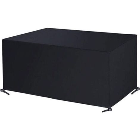 Gartenmöbelabdeckung, rechteckige Outdoor-Sofaabdeckung (213 x 132 x 74 cm), wasserdichte Gartenbankabdeckung, 420D Oxford-Gewebe, UV- und staubbeständig, für Tische und Gartensofas (1/4)