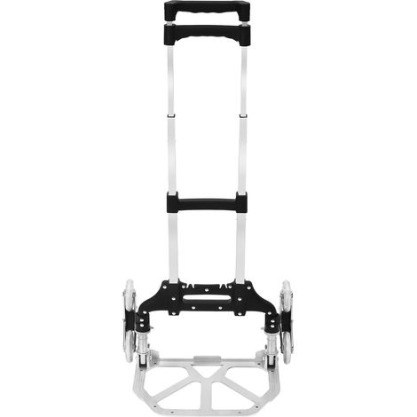 Diable Monte-Escaliers 75 kg, Chariot Pliant à 6 Roues pour Transport de Meubles, Bagages, Marchandises et Déménagement (1/5)
