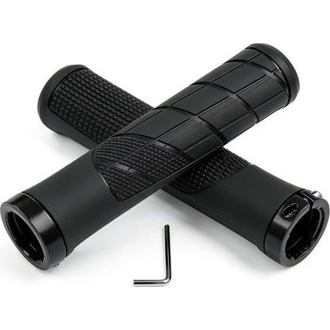 1 paire Poignées de Guidon VTT Ergonomiques, Poignées Vélo Anti-Dérapantes pour Scooter,BMX,Trotinette,Diamètre Intérieur 22mm (1/5)