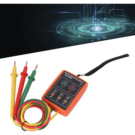 Tableau de séquence de phases triphasé 60 V-600 V CA SM852B (1/5)