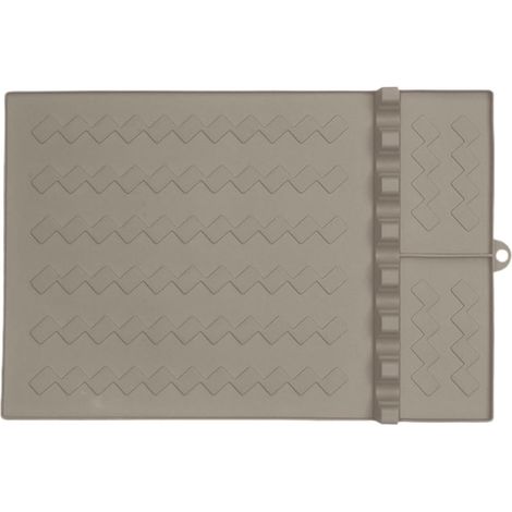 Tapis de cuisson en silicone pour barbecue - Plateau latéral avec spatule - Support pour spatule, idéal pour le barbecue, la cuisine, la maison, la cuisson au four, le plan de travail et le plan de tr (1/5)
