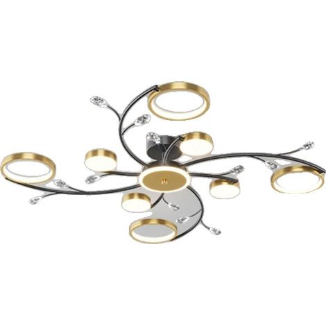Chandelier, Contrôle Intelligent, Design Élégant, 8 têtes (1/2)