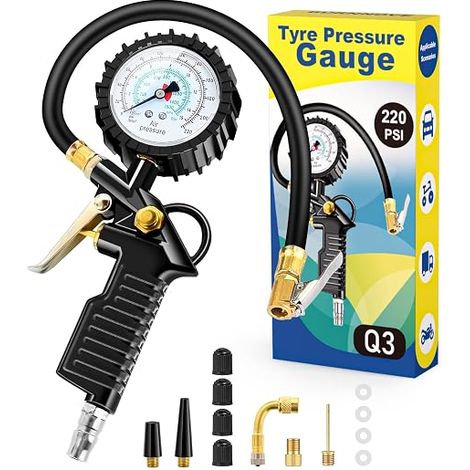 Analog Tyre Pressure Gauge 15 Bar Without Needle (1/5)