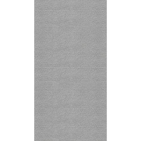 Feuille de pierre - Effet strié - Pack de 5,76 m² - Lot de 8 pièces - L60 x H120 cm - blanc ivoire - SAMOVA