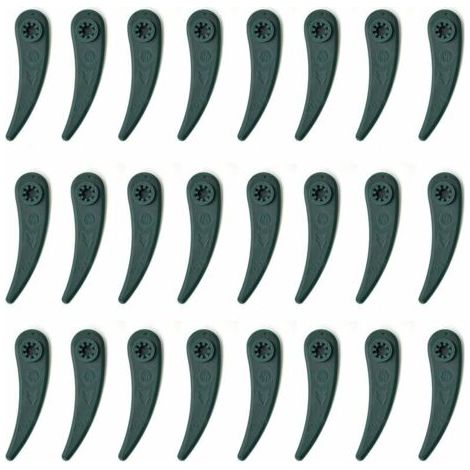 Lot de 24 lames de rechange en plastique pour coupe-bordures Bosch Durablade Art 23-18 LI Art 26-18 LI (1/5)