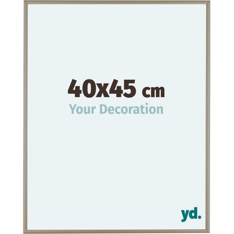 yd. - Cadre photo 40x45 - Champagne - Aluminium - Kent