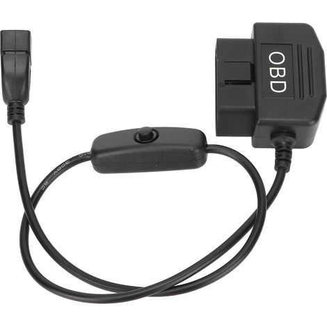 Connecteur OBD2 mâle 16 broches, câble d'alimentation USB, chargeur universel de 48 cm (18,9 pouces). (1/5)