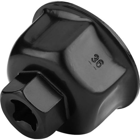Clé à douille de 36 mm + clé à filtre à huile de 36 mm 3/8" pour voiture, outil de démontage de douille pour X5 A6L A8L (1/5)