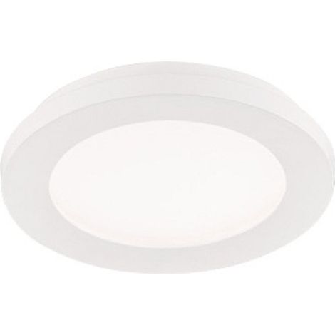 Camillus Plafonnier Rond Led Dimmable Blanc IP44 Ø17 cm Trio Lighting (1/3)