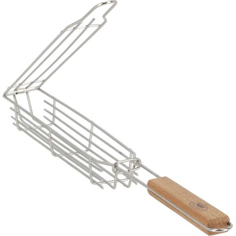 Esschert Design Grill-Gemüsekorb - Metall & Holz (1/4)