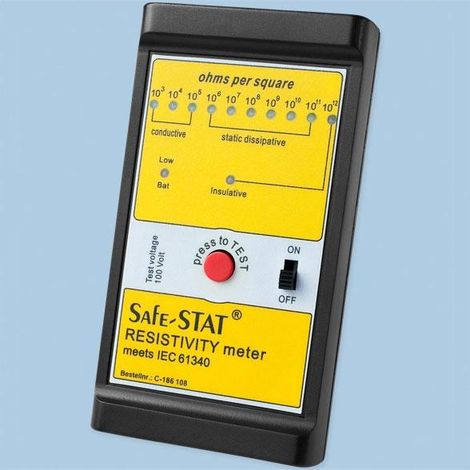 Bjz C-186 108 tester de resistencia amarillo 100 V