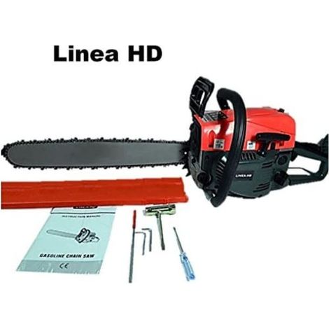 MOTOSIERRA CORTADORA DE GASOLINA CON ESPADA DE 50CM y CILINDRADA 52CC 2KW