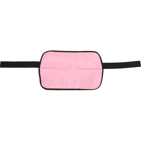 Ceinture pour Hip Thrust en Cuir PU à Scratch - Entraîneur Portatif pour Fessiers - Bande d'Exercice Rose pour Salle de Sport (1/5)
