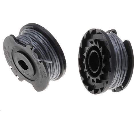 Lot de 2 bobineaux adaptables pour coupe bordure BOSCH, GREENWORKS, RYOBI, STIGA (1/3)
