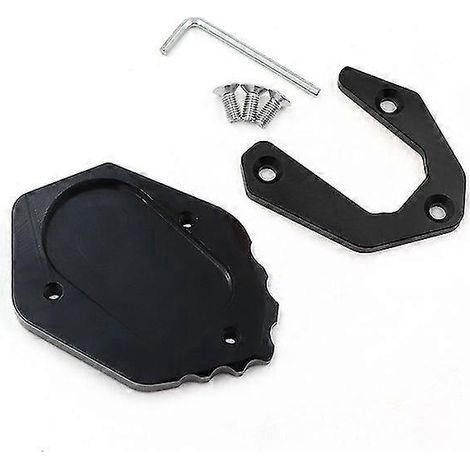 Für Bmw F 850 Gs F850gs F750gs F850 Gs F 750 Gs 2018-2022 Motorradzubehör CNC-Ständer Seitenständerverlängerung Vergrößerungspad – Schwarz