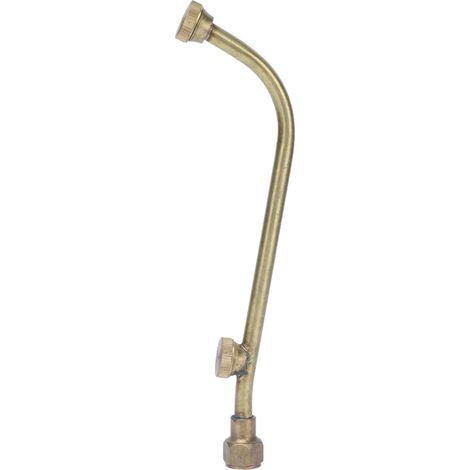 Buse de Pulvérisation Jardin Double Sortie Laiton Agricole Atomiseur Brumisateur G1/4 Raccord Intérieur