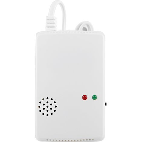 Détecteur de fuites de gaz naturel GPL, alarme de sécurité domestique pratique, 110-240 V (UE) (1/5)