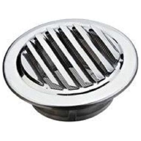 Grille de ventilation en acier inoxydable 80mm – Circulation d'air efficace – Installation murale extérieure – Empêche l'entrée de nuisibles - 80mm-RAPANDA (1/4)